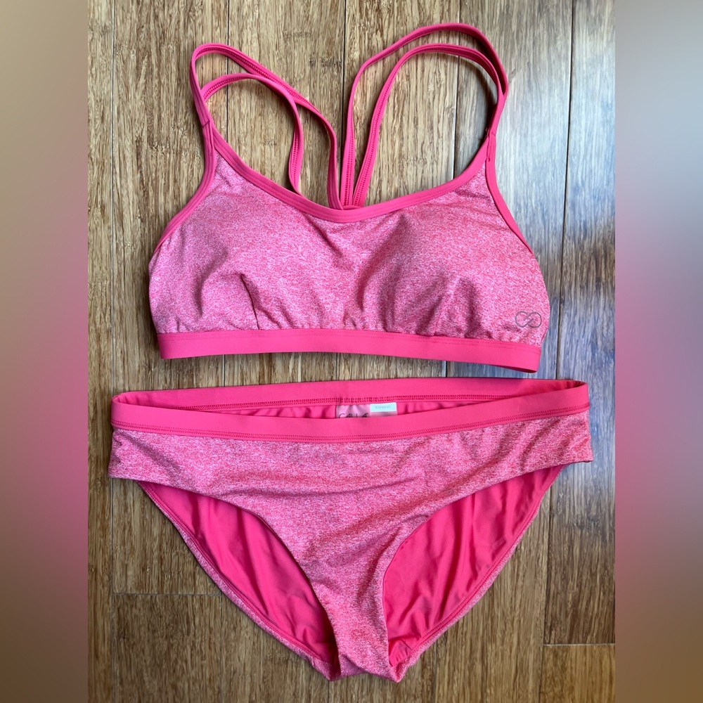 Calia Bikini Swimsuit Red size small medium. 1576